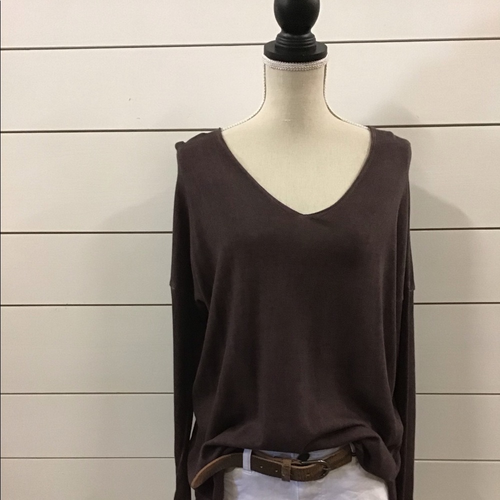 Boxy V-Neck Sweater